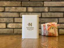 画像をギャラリービューアに読み込む, オリジナルコーヒーキャニスター缶「N KAN」
